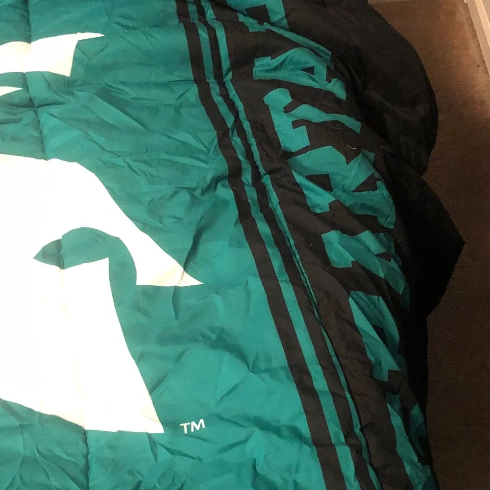 Teal and Black Home Bedding Comforter - Brand Unspecified